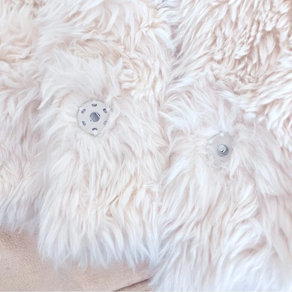 JASON WU Faux Fur White Jacket Coat Size S P RARE ~ NWT